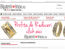 Tablet Screenshot of bijuterii-inox.ro